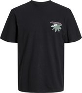 Jack & Jones T-shirt Jortampa Back Tee Ss Crew Neck Sn 12252175 Black Mannen Maat - S