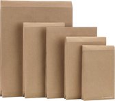 Ace Verpakkingen - Verzendzak Papier 100 stuks - Maat M - 250 × 430 × 80 mm - Milieuvriendelijk - Verzendzakken voor Kleding - 100 stuks