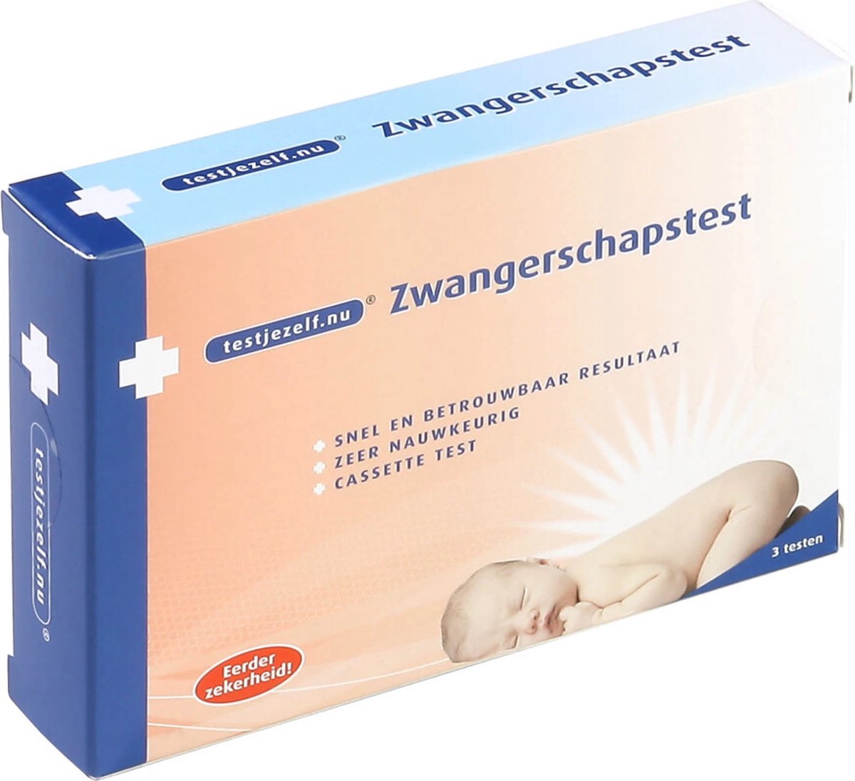 Testjezelf.nu - Zwangerschapstest Cassette - 2 stuks - Zwangerschapstest