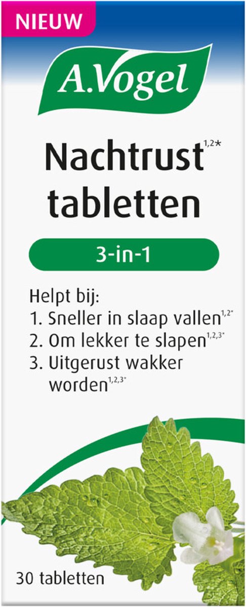 Goedkoopste A.Vogel Nachtrust 3-in-1 - 3-in-1 slaapformule - 30 st