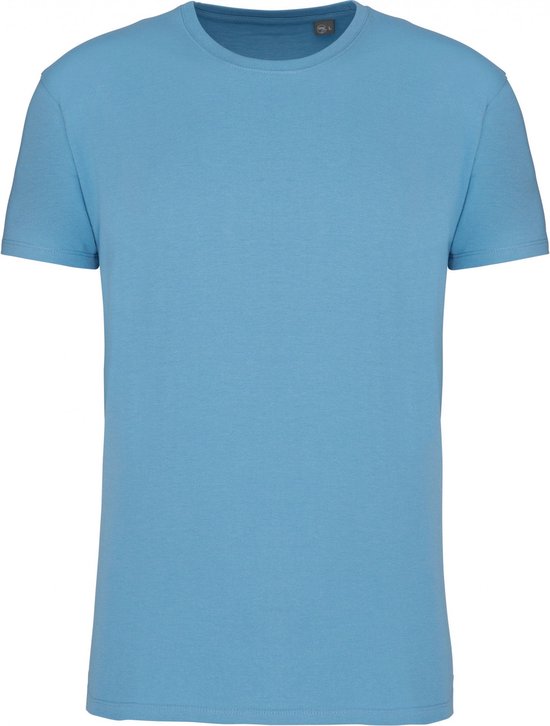 Biologisch Premium unisex T-shirt ronde hals 'BIO190' Kariban Cloudy Blue Heather - 4XL