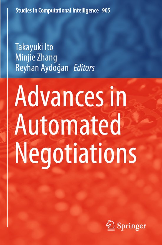 Advances in Automated Negotiations - cover