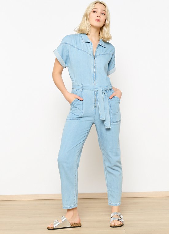 LolaLiza Denim jumpsuit - Dnm - Bleu Clair - Maat 48