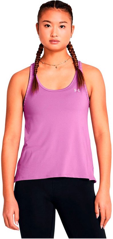 Under Armour Knockout Mouwloos T-shirt Paars S Vrouw