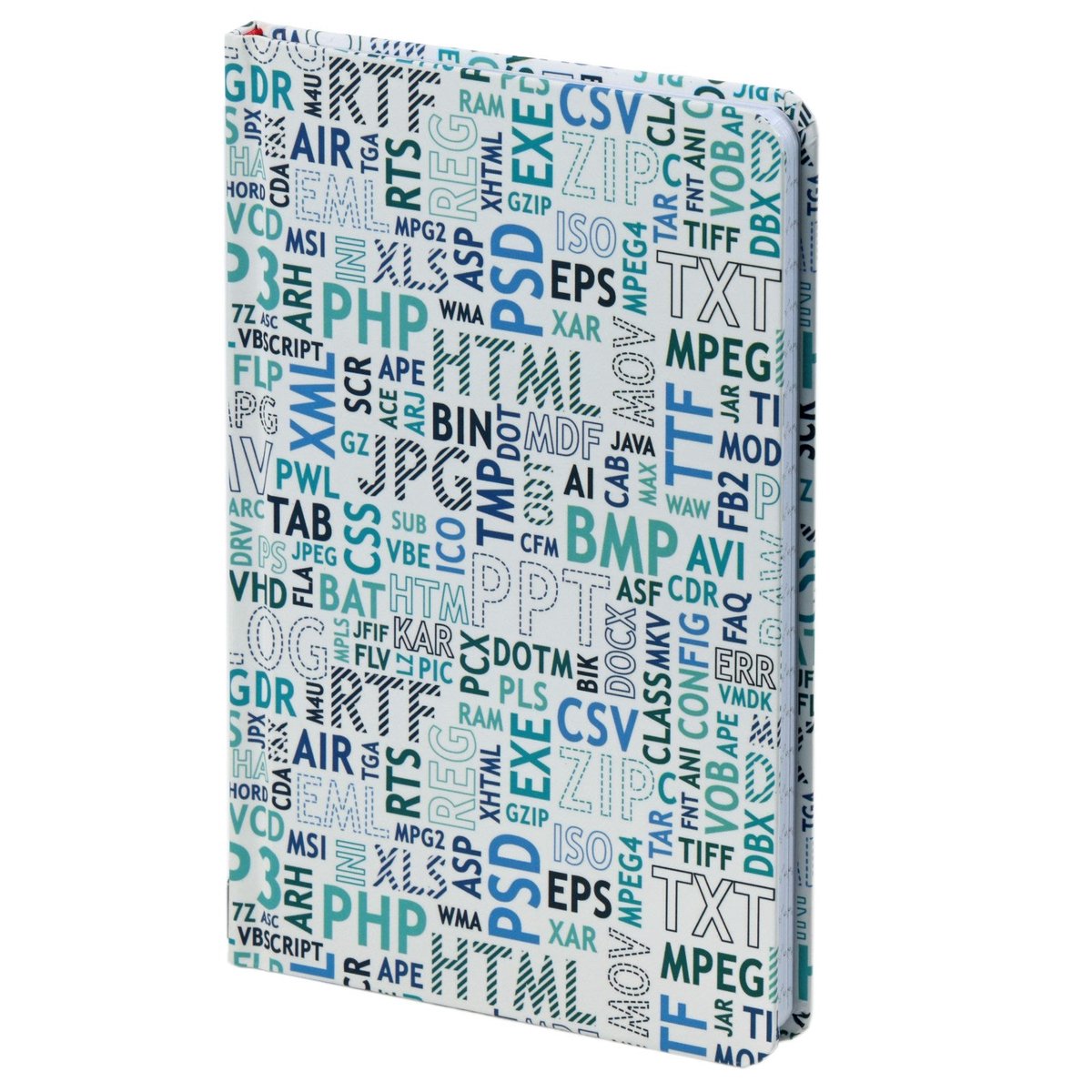 D-7752 b6 notitieboek Gelinieerd papier blauwe codes