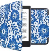 iMoshion Ereader Cover / Hoesje Geschikt voor Kobo Nia - iMoshion Design Sleepcover Bookcase zonder stand - / Flower Tile
