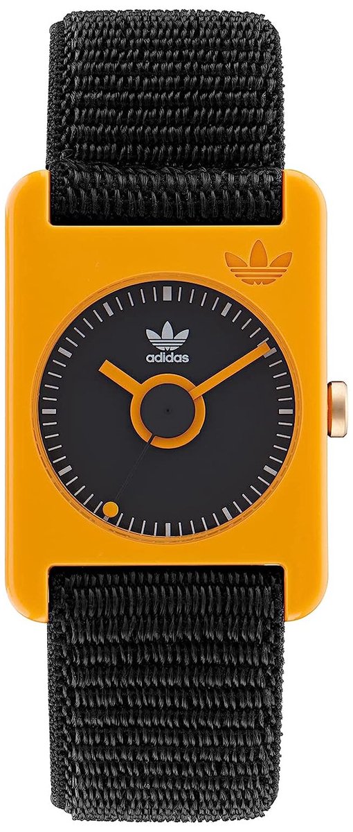 Adidas Retro Pop One AOST22543 Horloge - Textiel - Zwart - Ø 37 mm