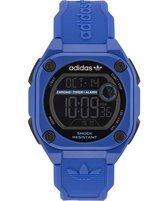 Adidas City Tech Two AOST23061 Horloge - Kunststof - Blauw - Ø 45 mm