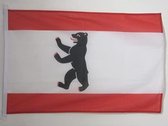 VlagDirect - Berlijnse vlag - Berlijn vlag - 90 x 150 cm.