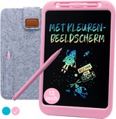 LCD Tekentablet Kinderen "Roze" 12 inch Kleurenscherm - Kindertablet - Kadootjes - Kado - Teken Tablet - Tekentablets - Ewriter - Teken Ipad - Schrijven - STEM SPeelgoed - Verjaardag - Cadeau - Meisje - 3 Jaar - 4 Jaar - 5 Jaar - Montessori Speelgoed