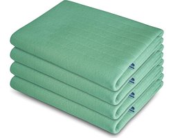 Incontinentie-oplegger 60x60 (4 stuks) - 4 lagen - tot 26280 ml/m² zuigkracht - wasbaar - incontinentie-onderlegger wasbaar - matras geschikt voor babybed en kinderbed