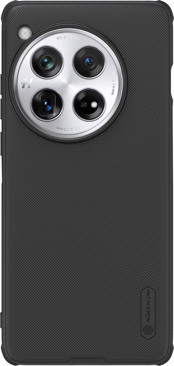Nillkin OnePlus 12 Hoesje Super Frosted Shield Pro Zwart