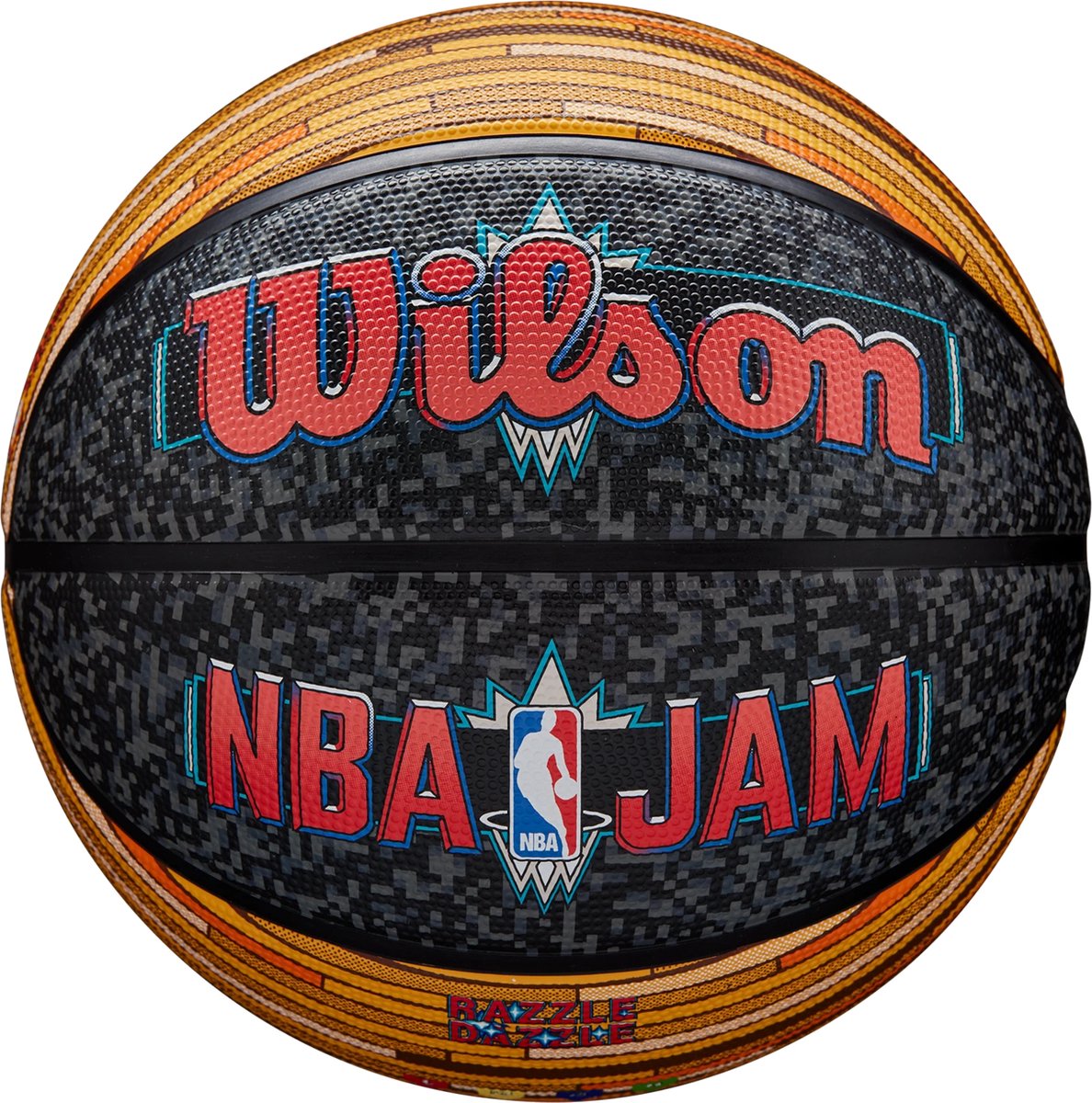 Wilson NBA JAM Outdoor Basketbal Maat 7, Multicolor