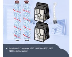 Replacements® Onderdelen geschikt voor Bissell Crosswave en Cordless - NIET de Cordless Max en X7 - 5-delig