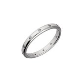 Zilver Dames Ring met Zirkonia - Zilveren Dames Ring Eternity - Dames Ring met Zirkonia echte zilver - Amona Jewelry