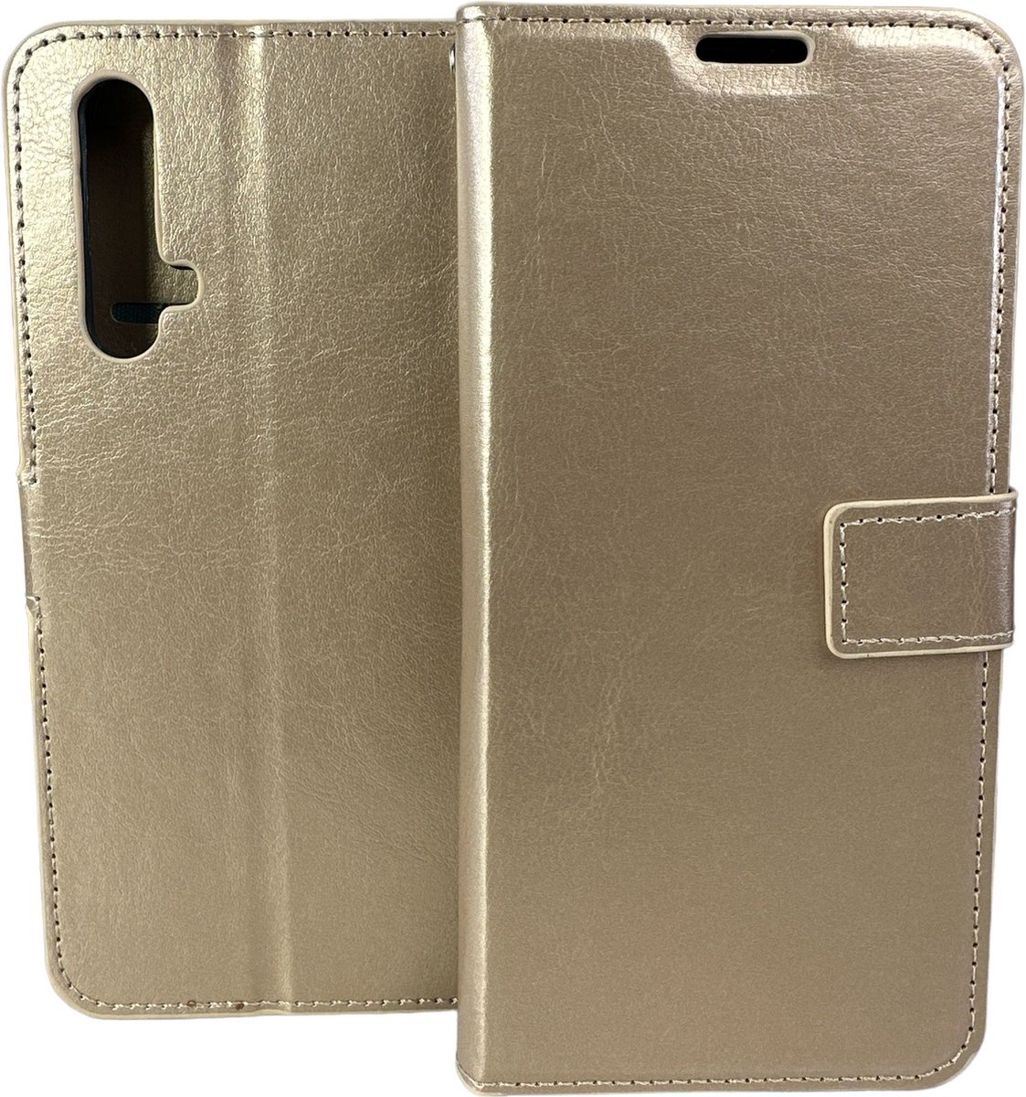 Portemonnee Book Case Hoesje Geschikt voor: Xiaomi REALME X50 5G - goud