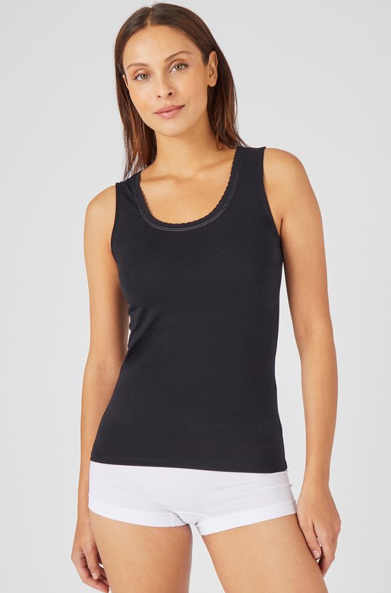 Damart - T-shirt thermorégulant Evolutyl Sans manches - Femme - Zwart - 46-48 (L)