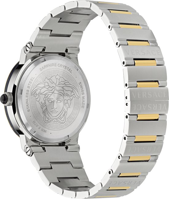 Versace Greca Logo Moonphase VE7G00223 Horloge - Staal - Multi - Ø 38 mm