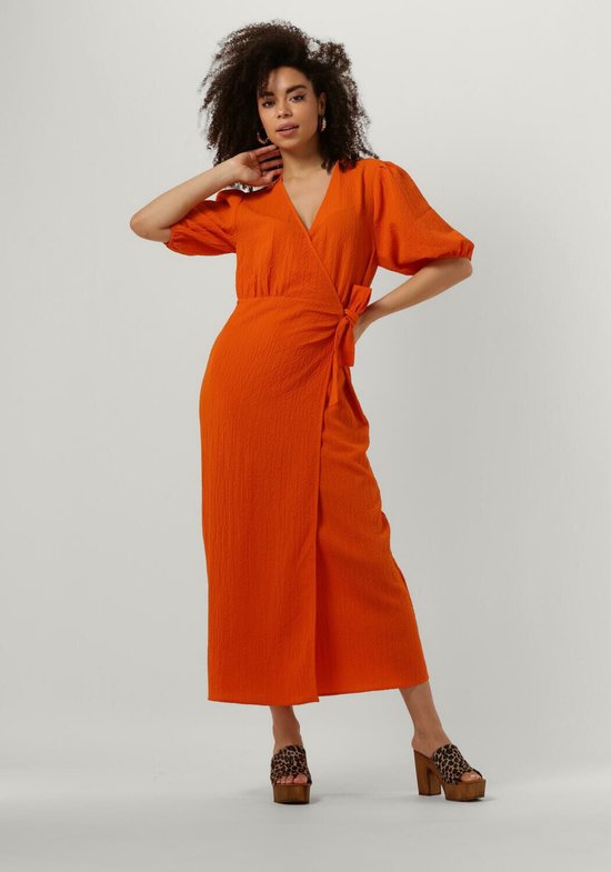 Another Label Camille Bubble Dress Jurken Dames - Rok - Jurk - Oranje