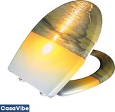 CasaVibe WC Bril met softclose - Toiletbril met deksel - Met Print