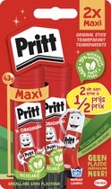 Pritt Lijm Stick Original 2x43 gram | DUO Blister verpakking Pritt | Pritt Voordelig & Makkelijk te gebruiken.