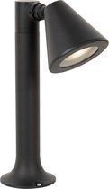 QAZQA ciara - Moderne Staande Buitenlamp | Staande Lamp voor buiten - 1 lichts - H 30 cm - Zwart - Buitenverlichting