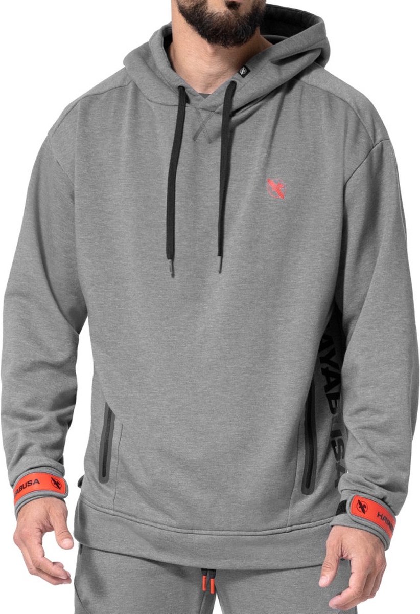 Hayabusa Athletic Heren Midweight Pullover Hoodie - Donker Grijs - maat M