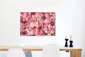 Décoration murale Métal - Peinture Aluminium Industrielle - Fleurs - Roses - Roses - 60x40 cm - Dibond - Photo sur aluminium - Décoration murale industrielle - Pour le salon / chambre