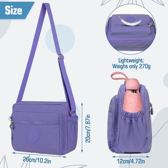 Sac à Dos Femme Oxford Imperméable Antivol - Sac à Main Portable Voyage Et Quotidien