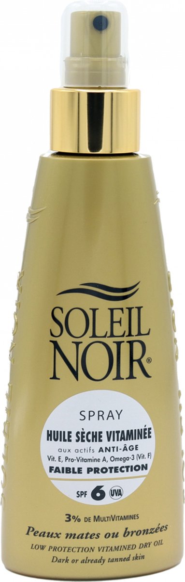 Soleil Noir Gevitamineerde Droge Olie SPF6 Spray 150 ml