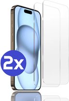 Premium Screenprotector Geschikt Voor iPhone 15 Plus - Gehard Glas - 2 Stuks