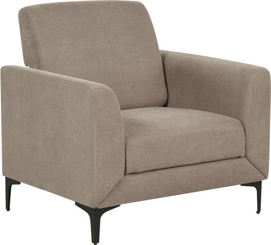 FENES - Fauteuil - Taupe - Stof
