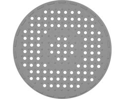 Dutch House Gootsteenmat Rond 32 cm Rubber/Grijs