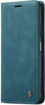Casemania Hoesje Geschikt voor Oppo A58 4G - Emerald Green - Portemonnee Book Case
