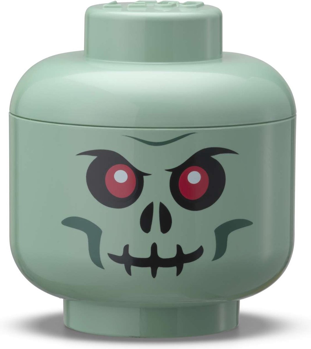 Lego - Opbergbox Hoofd Skelet Groen Mini - Polypropyleen - Groen