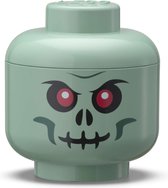 Lego - Opbergbox Head Skeleton Green Mini - Polypropylène - Vert