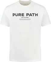 Purewhite - Heren Loose Fit T-shirts Crewneck SS - Off White - Maat S