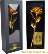 Gouden roos 24k - Valentijns cadeau - Origineel cadeau - in kado verpakking - Moederdag