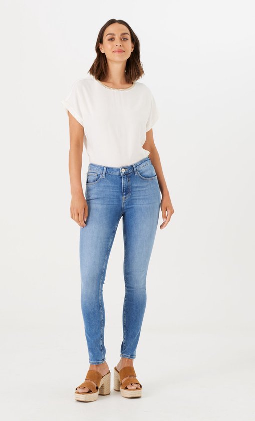 GARCIA Celia Dames Skinny Fit Jeans Blauw - Maat W31 X L32