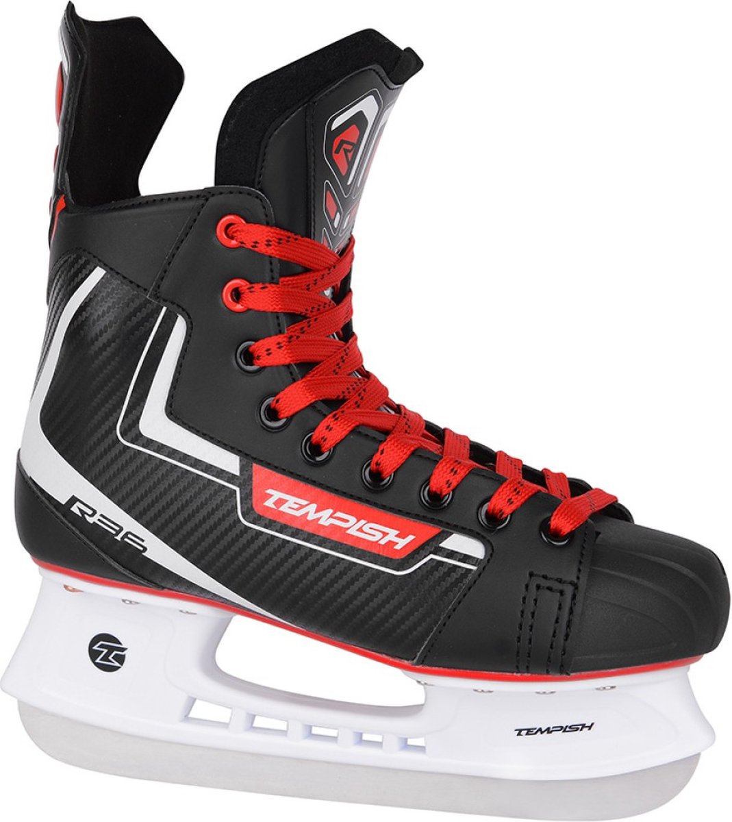IJshockeyschaatsen R36 maat 47 Tempish zwart/rood