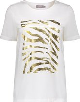 Geisha T-shirt T Shirt Met Print 42117 24 Off-white/gold Dames Maat - S