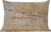 Buitenkussens - Tuin - Marmer - Zand - Textuur - 50x30 cm