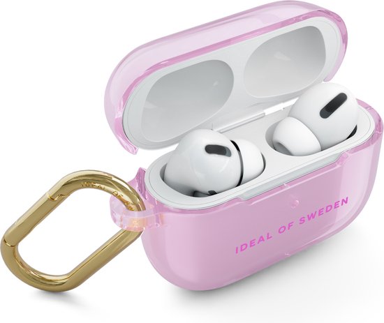 iDeal of Sweden Hoesje Geschikt voor AirPods Pro - iDeal of Sweden Clear Case AirPods - roze