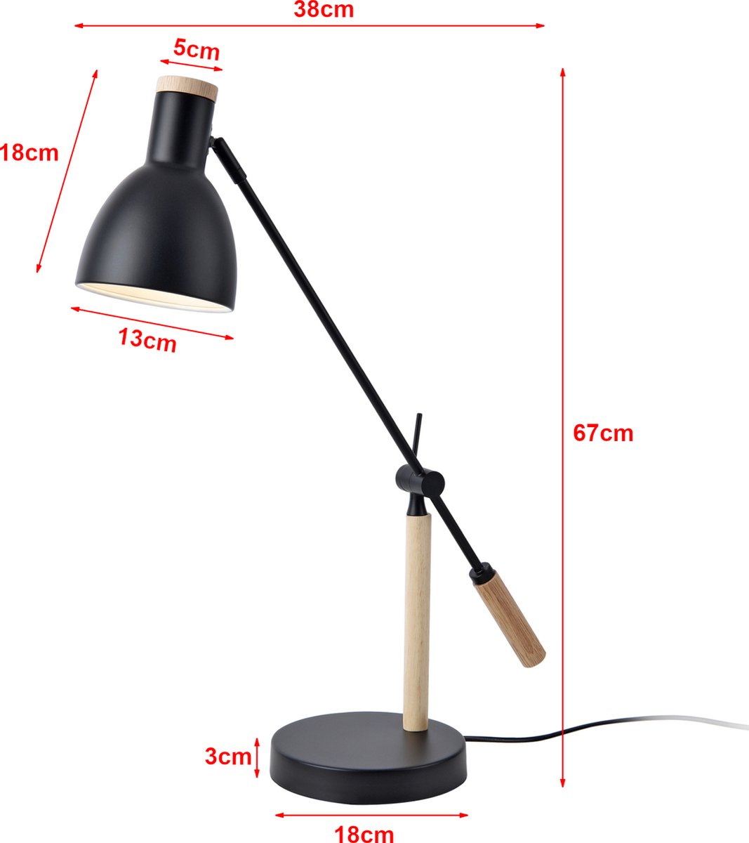 EGLO Casibare Tafellamp - E27 - 49 cm - Zwart vanaf € 36,70 (december EGLO Casibare Tafellamp - E27 - 49 cm - Zwart vanaf € 36,70 (december