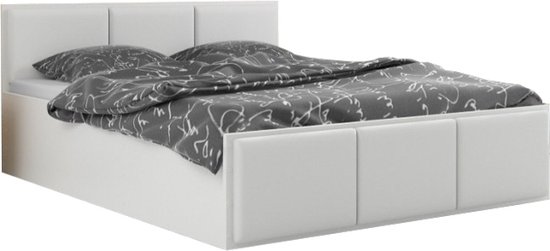 Bed Panamax 120x 200 cm incl matras Wit Roze