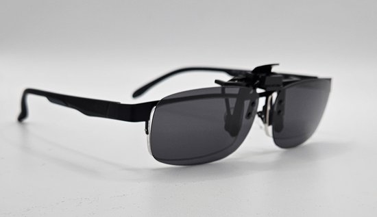 Clip on zonnebril UV400 cat. 3, aluminium voorhanger, brilclip, voorzetbril, gepolariseerde groene brilclip / unisex zonnebril / Clip aan / Aland optiek van Aland Optiek — afbeelding 5