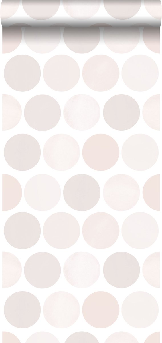 Walls4You behang stippen beige - 935290 - 0,53 x 10,05 m