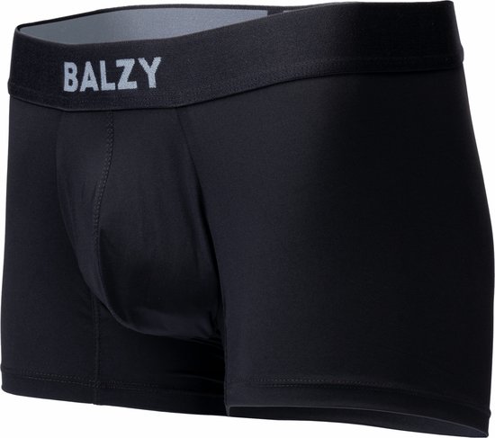 BALZY Boxers - Boxer coupe Premium pour homme - Zwart