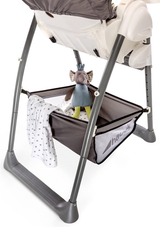 Kinderstoel Sit N Relax met babybedje en zitje voor peuters, vanaf de geboorte tot 15 kg, in hoogte verstelbaar frame met wielen en mand, eetplank, inklapbaar van Kinder — afbeelding 5