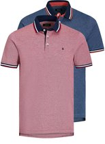 JACK&JONES JJEPAULOS POLO SS 2PK MP NOOS Heren Poloshirt - Maat L